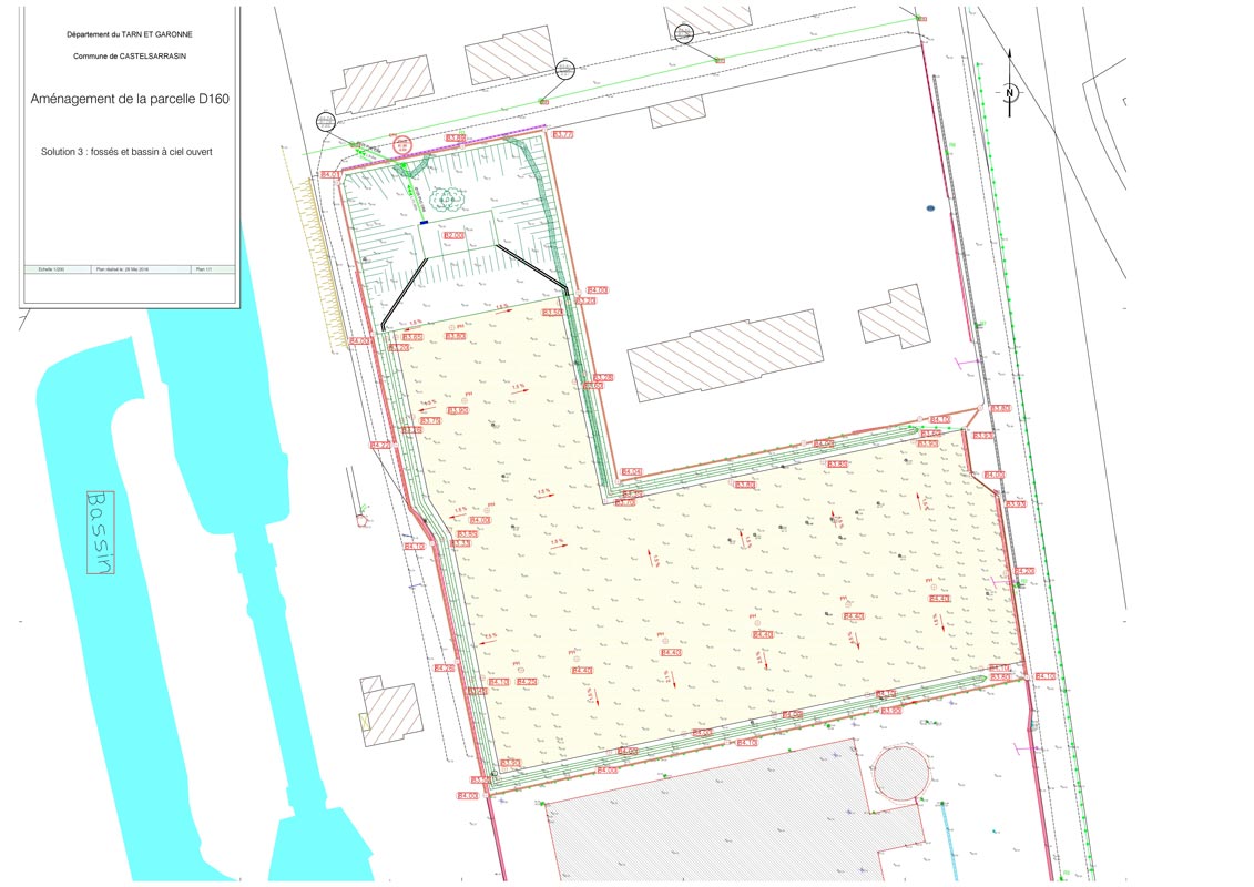 Eaux superficielles et eaux usées, Mission de maitrise d’œuvre dans le cadre de la réhabilitation d’une friche industrielle, castelsarasin, Calligée.eu, Calligee.fr