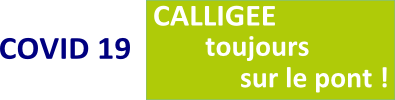 Avril 2020 General Communication Calligee Covid19 Calligee toujours sur le pont