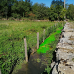 2020 Hydrogéologie traçage Calligée Aveyron Colorant